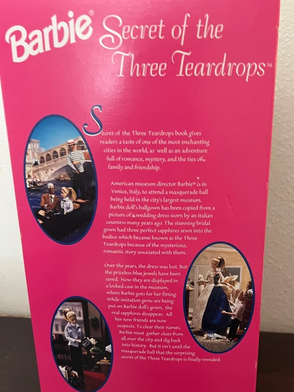 Rare Vintage Barbie & Book set - Secret of the Three Teardrops 1999
